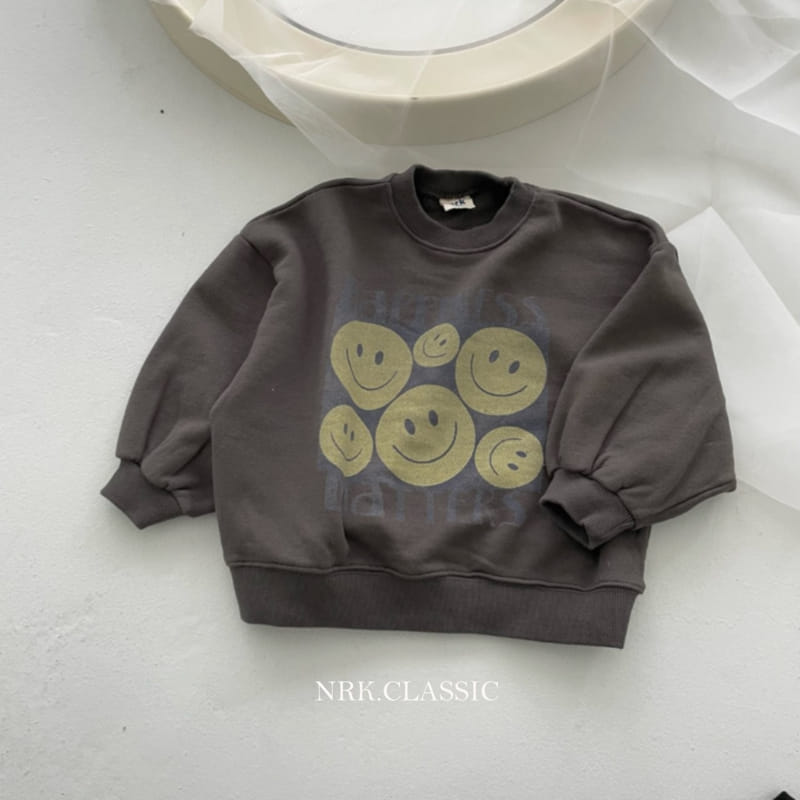 Nrk - Korean Children Fashion - #stylishchildhood - Smile Sweatshirt - 6