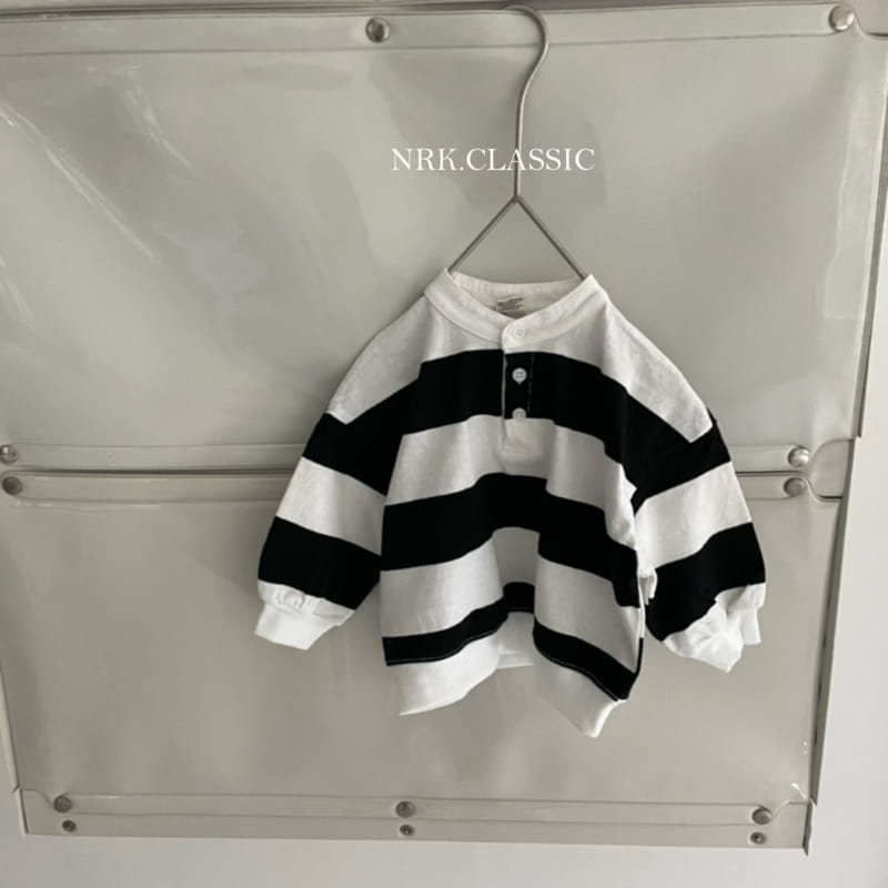 Nrk - Korean Children Fashion - #toddlerclothing - Denggang Henry Neck Tee - 3