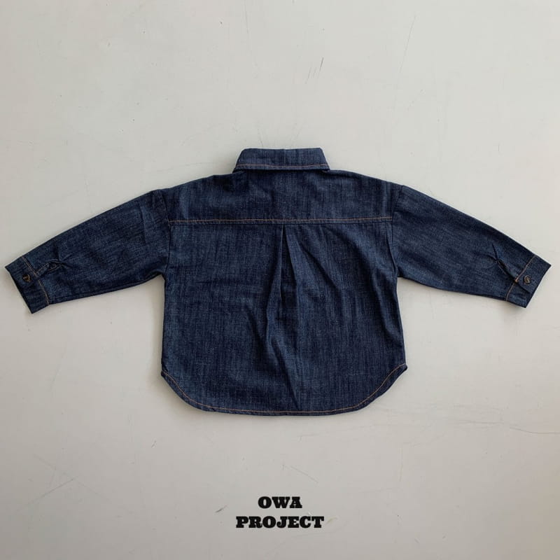 O Wa - Korean Children Fashion - #childrensboutique - Denim Shirt