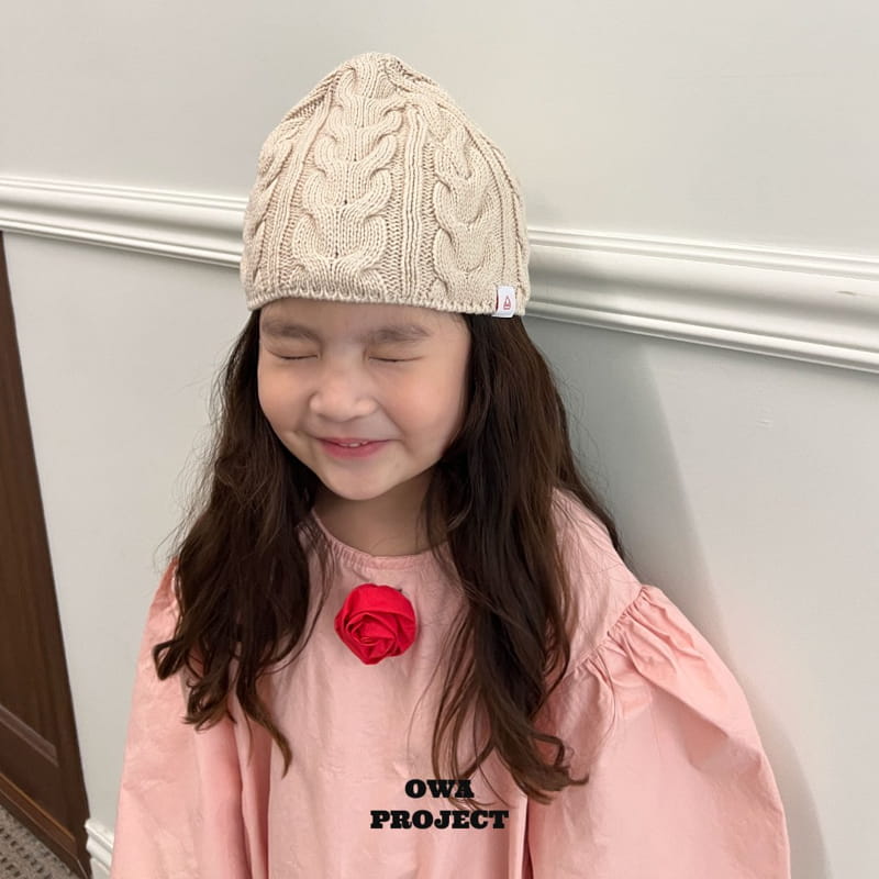 O Wa - Korean Children Fashion - #fashionkids - Twist Beanie - 2