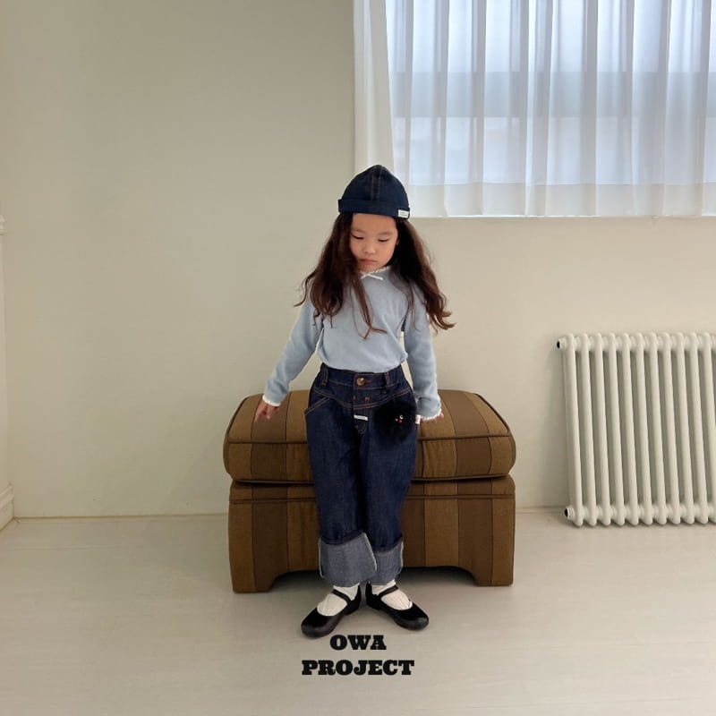 O Wa - Korean Children Fashion - #fashionkids - Denim Jeans - 5