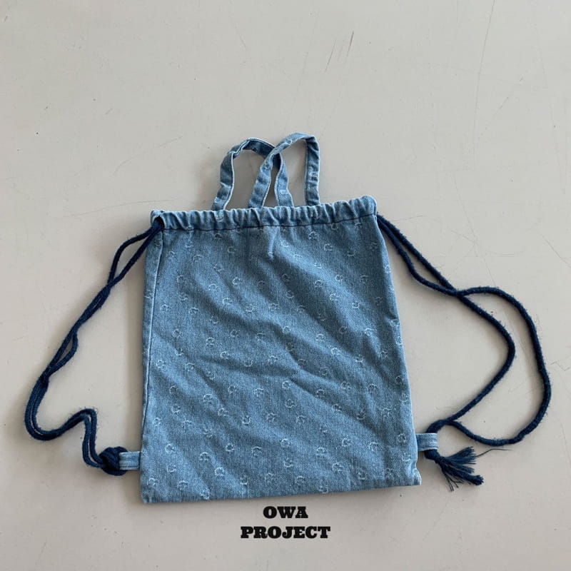 O Wa - Korean Children Fashion - #kidsshorts - Denim Bag - 2