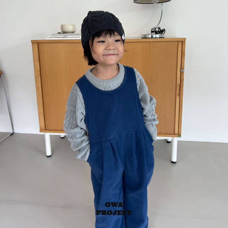 O Wa - Korean Children Fashion - #littlefashionista - Rib Jumpsuit - 2