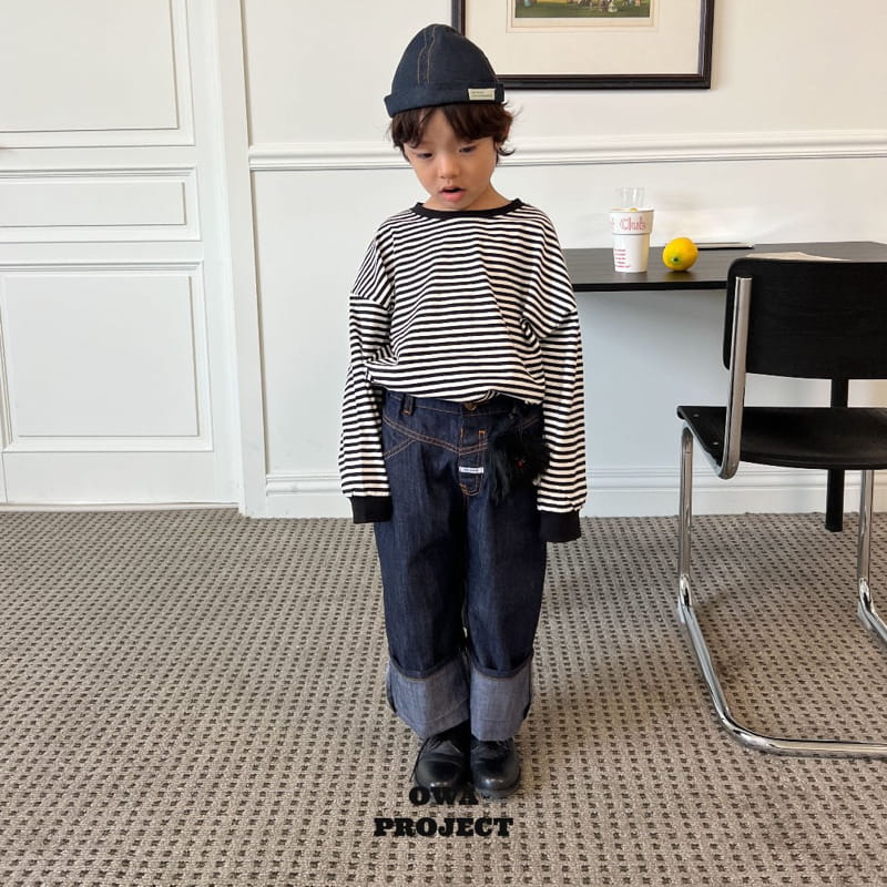 O Wa - Korean Children Fashion - #littlefashionista - Denim Jeans - 10