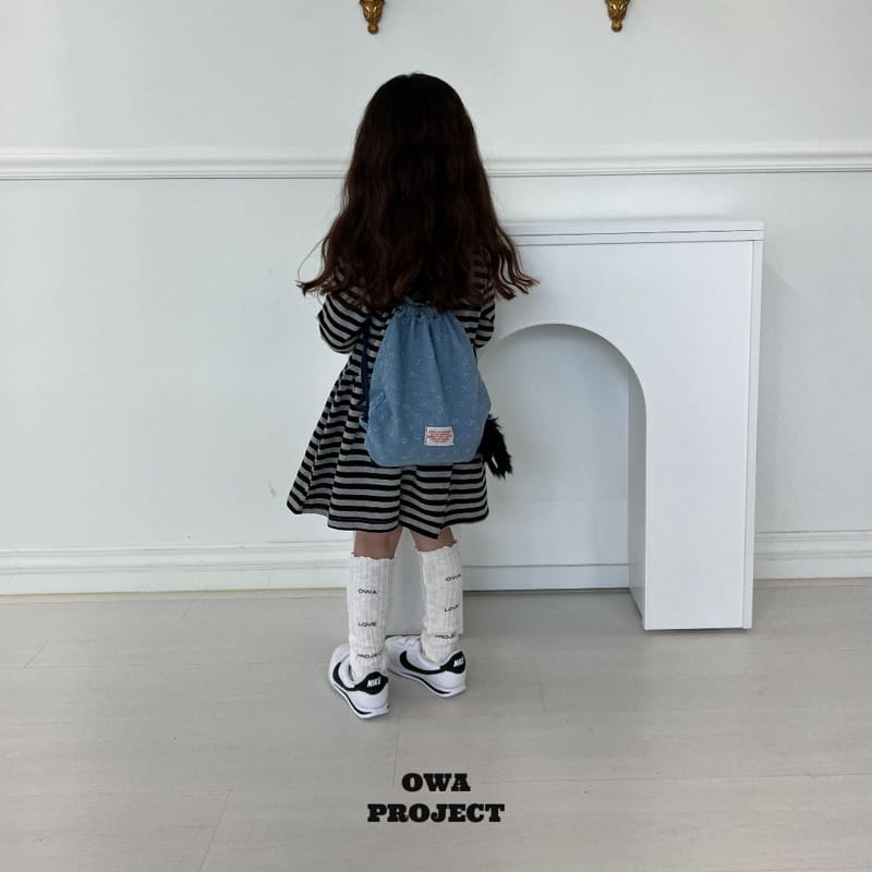 O Wa - Korean Children Fashion - #minifashionista - Denim Bag - 8