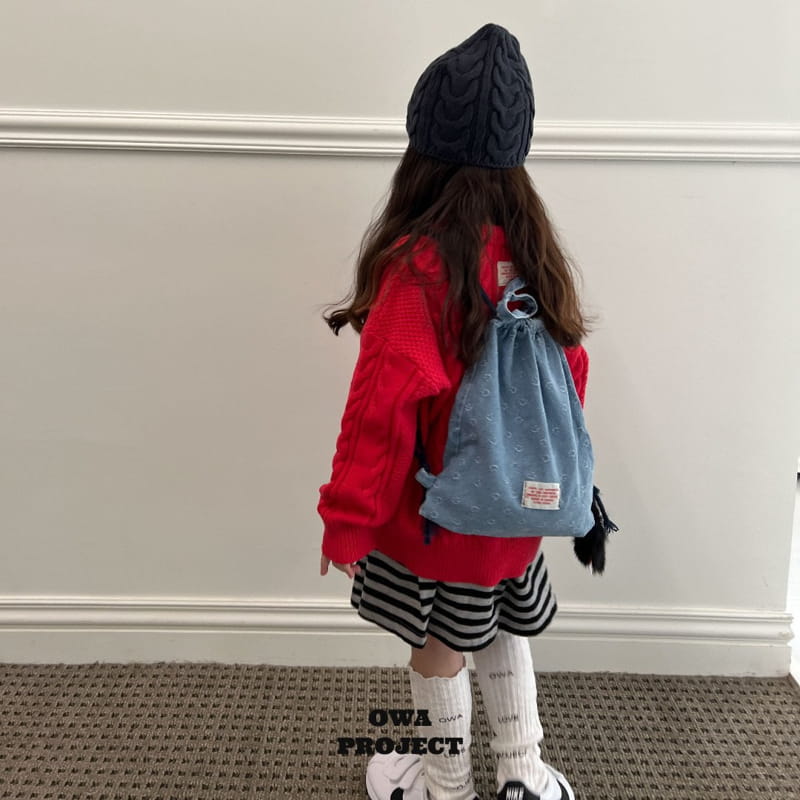 O Wa - Korean Children Fashion - #todddlerfashion - Denim Bag - 10