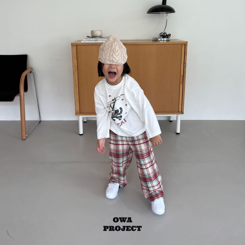 O Wa - Korean Children Fashion - #todddlerfashion - Check Pants - 4