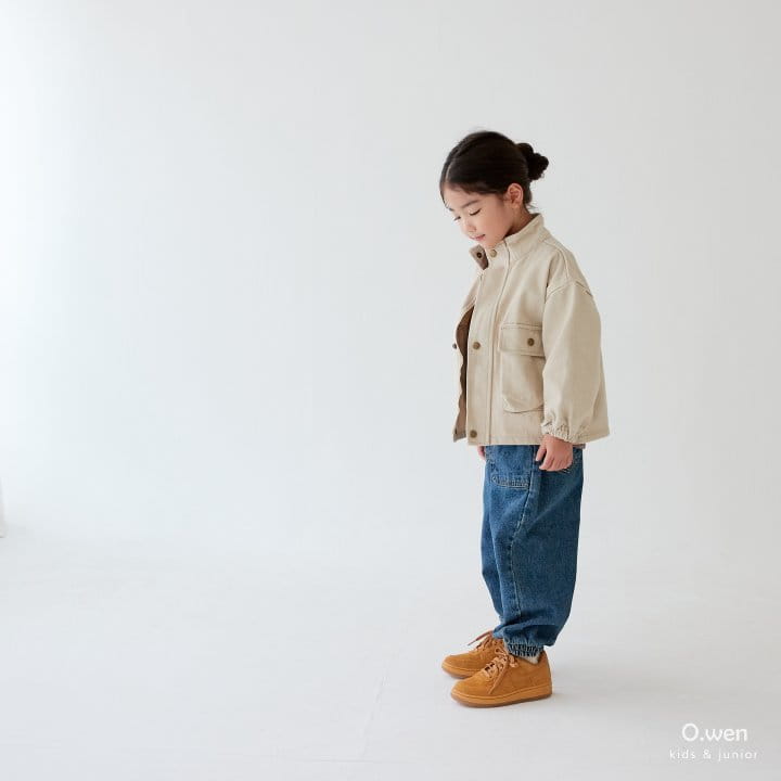 O Wen - Korean Children Fashion - #Kfashion4kids - Denim Pocket Jumper - 10