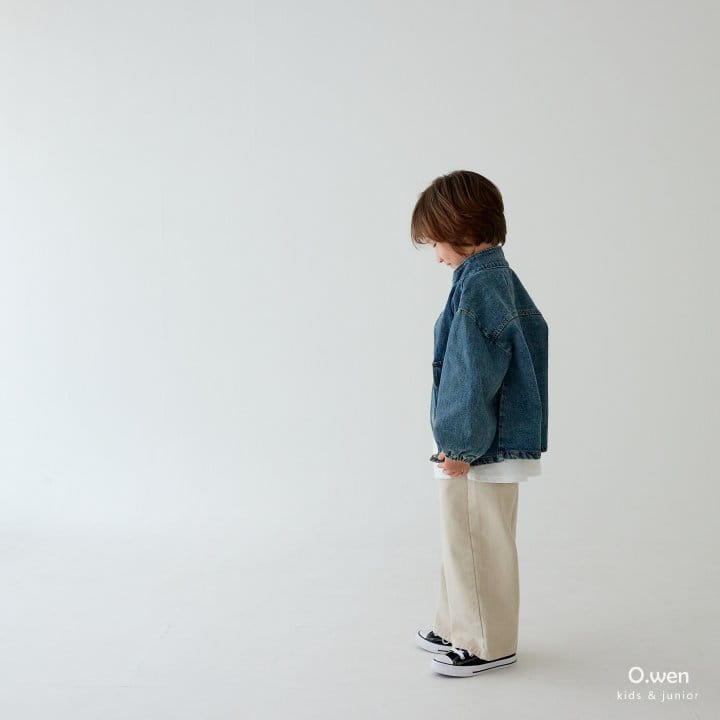 O Wen - Korean Children Fashion - #childofig - Denim Pocket Jumper - 2