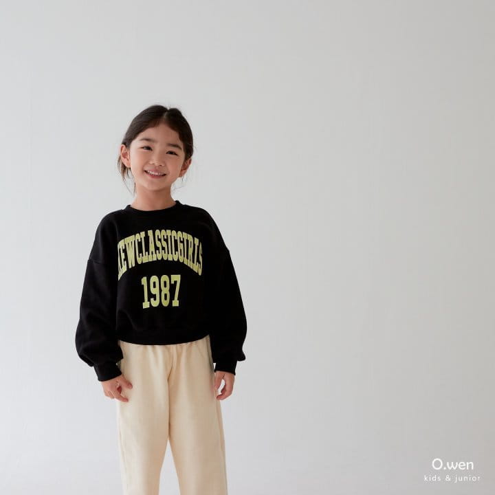 O Wen - Korean Children Fashion - #kidsshorts - 1987 Semi Sweatshirt - 9