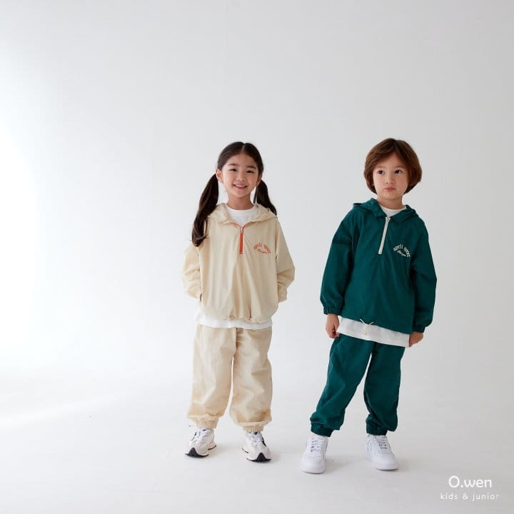 O Wen - Korean Children Fashion - #kidsshorts - Windy Anorak Half Zip-up - 2