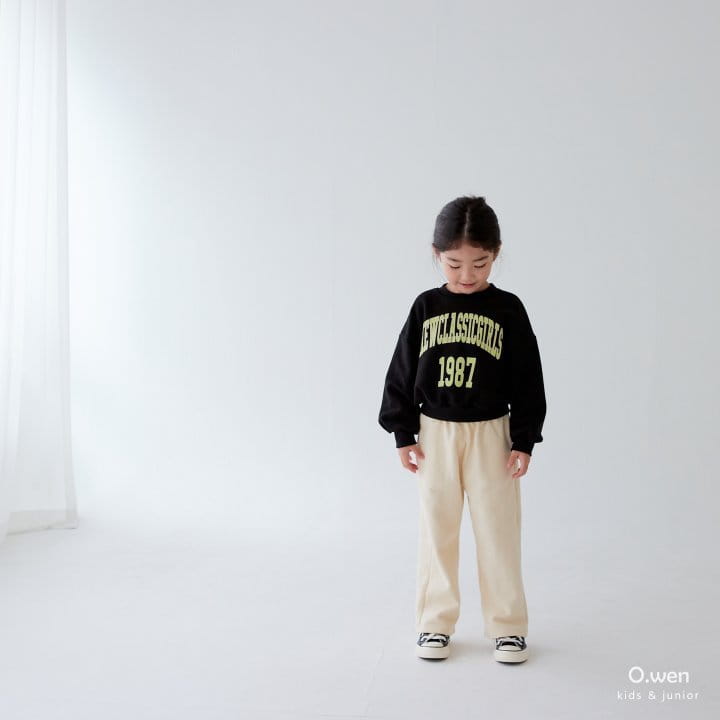 O Wen - Korean Children Fashion - #kidsstore - 1987 Semi Sweatshirt - 10