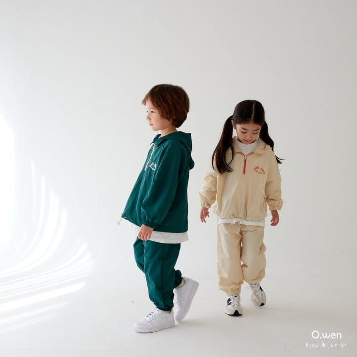 O Wen - Korean Children Fashion - #kidsstore - Windy Anorak Half Zip-up - 3