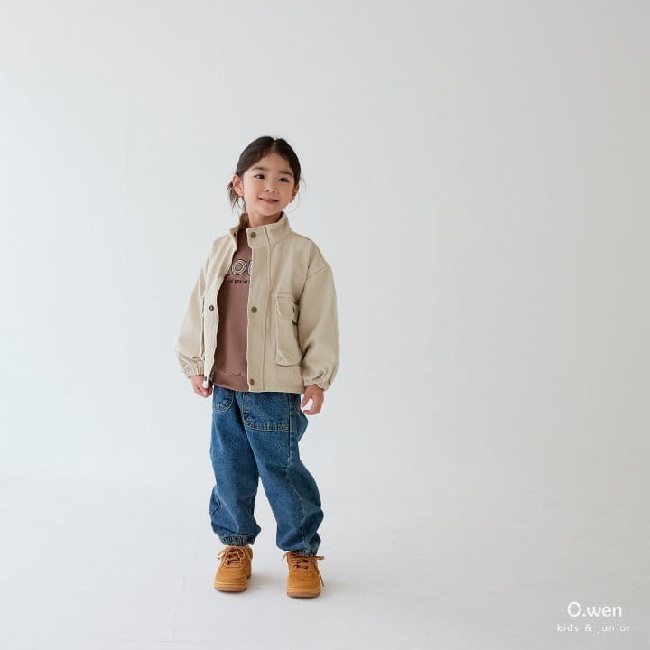 O Wen - Korean Children Fashion - #kidzfashiontrend - Denim Pocket Jumper - 9