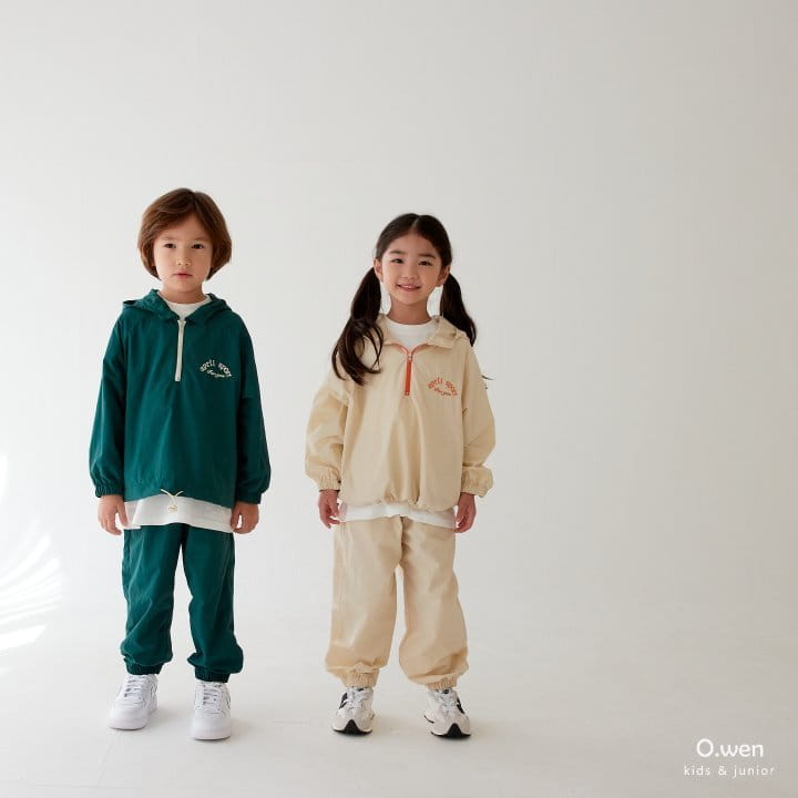 O Wen - Korean Children Fashion - #kidsstore - Windy Anorak Half Zip-up - 4