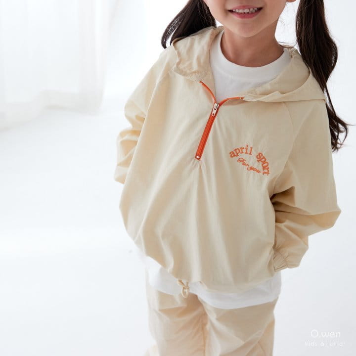 O Wen - Korean Children Fashion - #littlefashionista - Windy Anorak Half Zip-up - 6