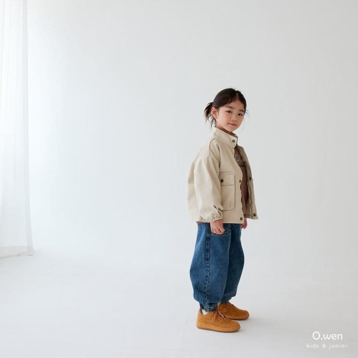 O Wen - Korean Children Fashion - #magicofchildhood - Denim Pocket Jumper - 12