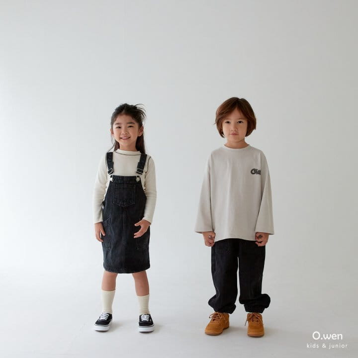 O Wen - Korean Children Fashion - #magicofchildhood - Denim Pocket Dungarees - 9