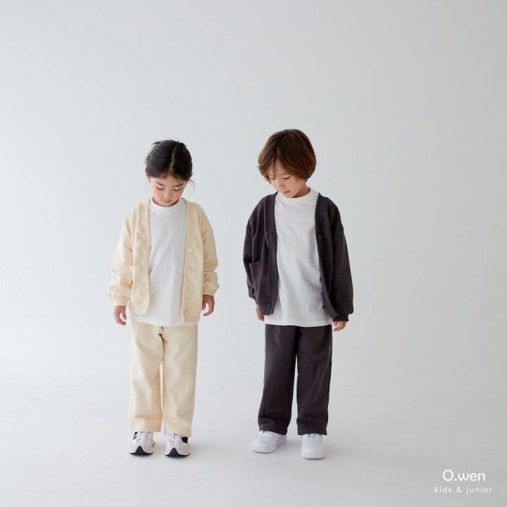 O Wen - Korean Children Fashion - #magicofchildhood - Pocket Cardigan - 2