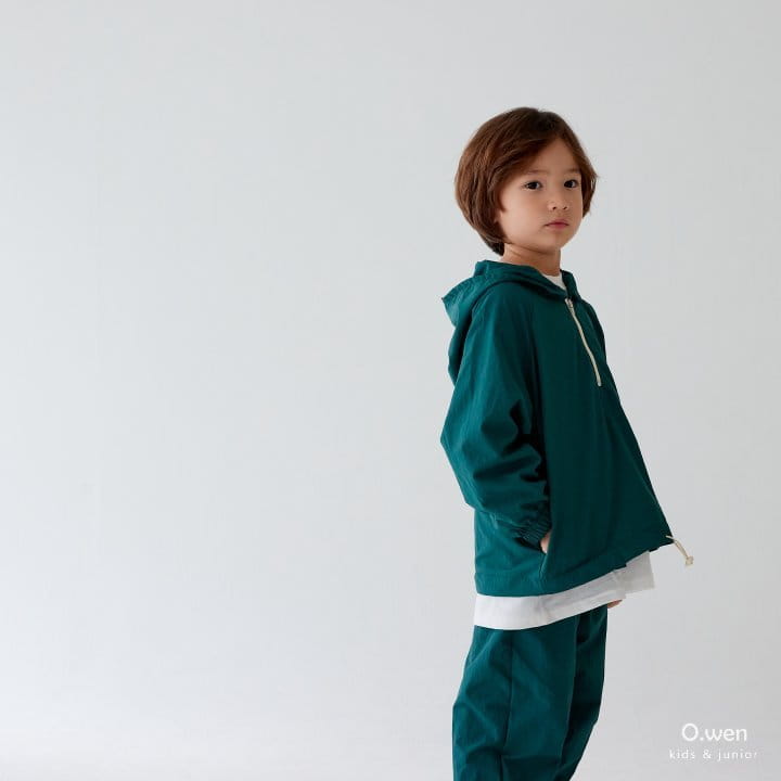 O Wen - Korean Children Fashion - #stylishchildhood - Windy Anorak Half Zip-up - 12