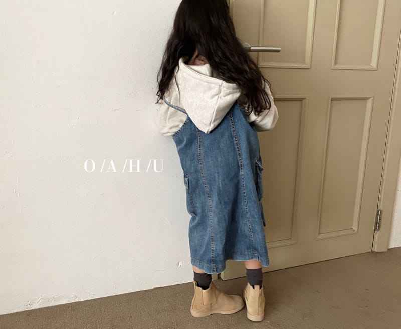 O'Ahu - Korean Children Fashion - #Kfashion4kids - Bibi Denim One-piece - 3