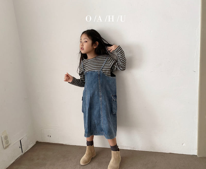 O'Ahu - Korean Children Fashion - #childofig - Bibi Denim One-piece - 11