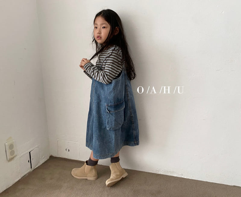 O'Ahu - Korean Children Fashion - #childrensboutique - Bibi Denim One-piece - 12