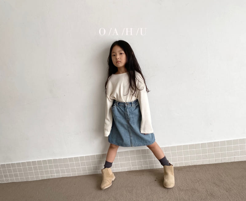 O'Ahu - Korean Children Fashion - #fashionkids - Caramel Rib Tee - 11