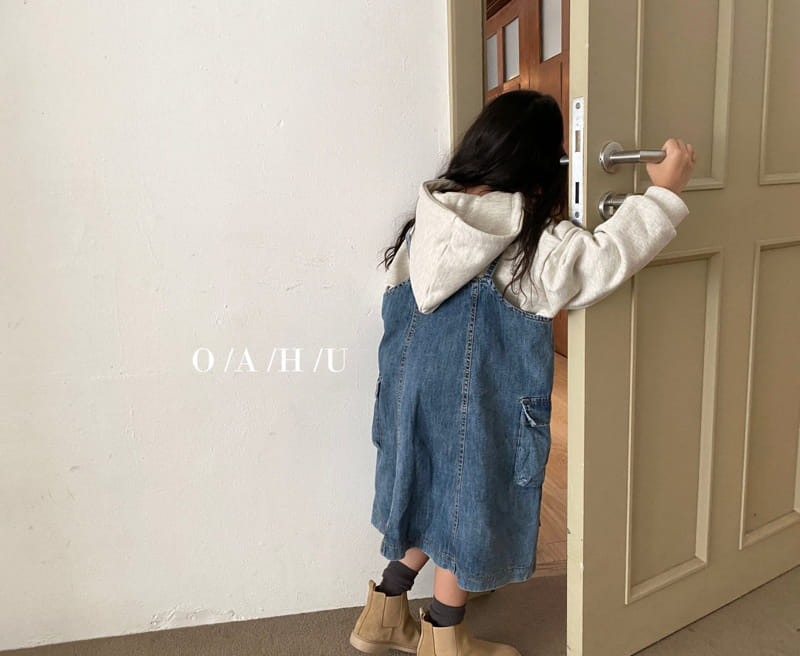 O'Ahu - Korean Children Fashion - #Kfashion4kids - Bibi Denim One-piece - 4