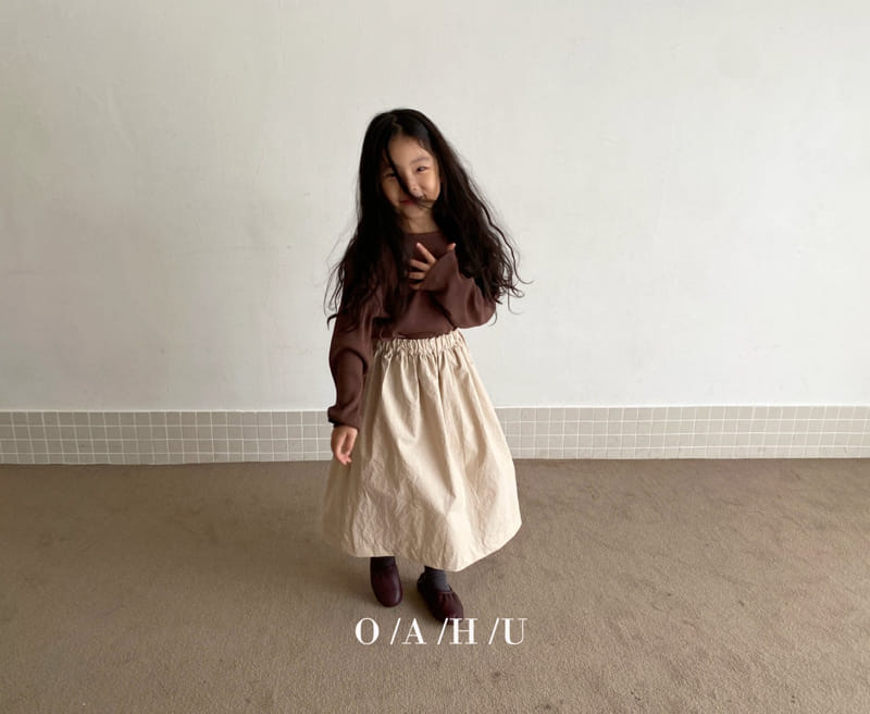 O'Ahu - Korean Children Fashion - #magicofchildhood - Caramel Rib Tee