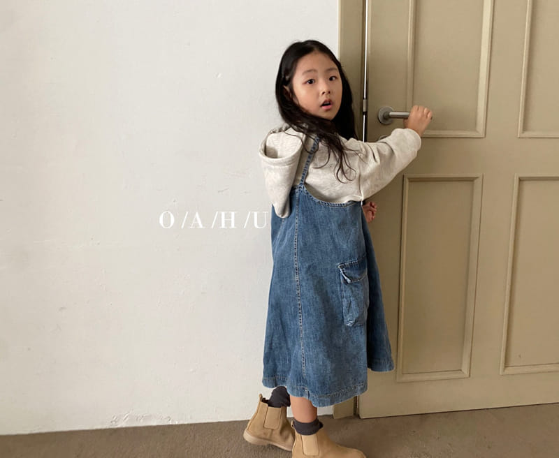 O'Ahu - Korean Children Fashion - #todddlerfashion - Bibi Denim One-piece - 8