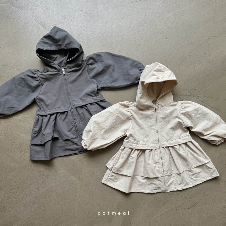 Oatmeal - Korean Children Fashion - #childofig - Moipin Hoody Jacket