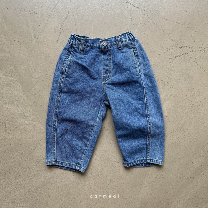 Oatmeal - Korean Children Fashion - #childrensboutique - Pine Denim Jeans - 2