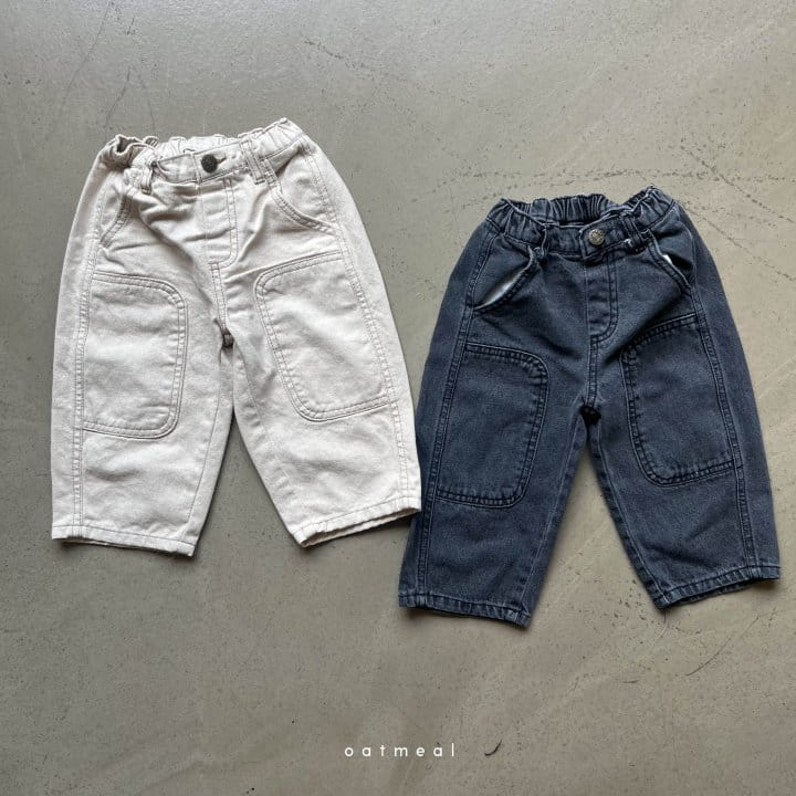 Oatmeal - Korean Children Fashion - #childrensboutique - Marine Jeans