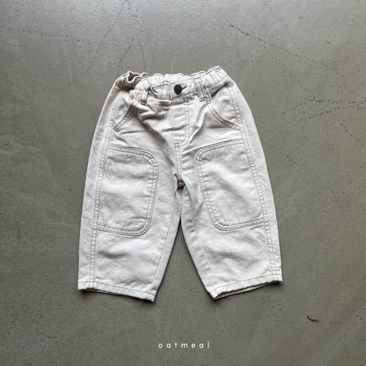 Oatmeal - Korean Children Fashion - #designkidswear - Marine Jeans - 2