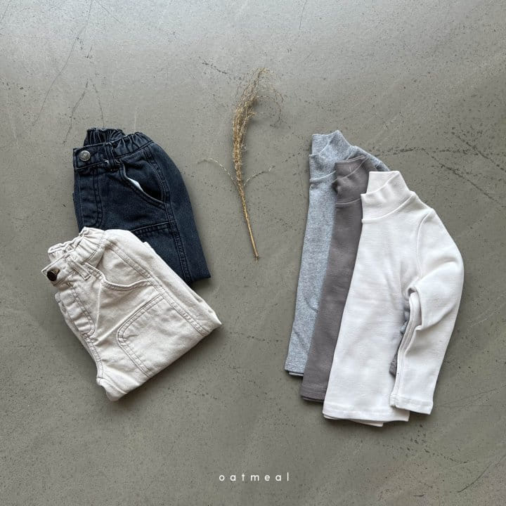 Oatmeal - Korean Children Fashion - #discoveringself - Marine Jeans - 4