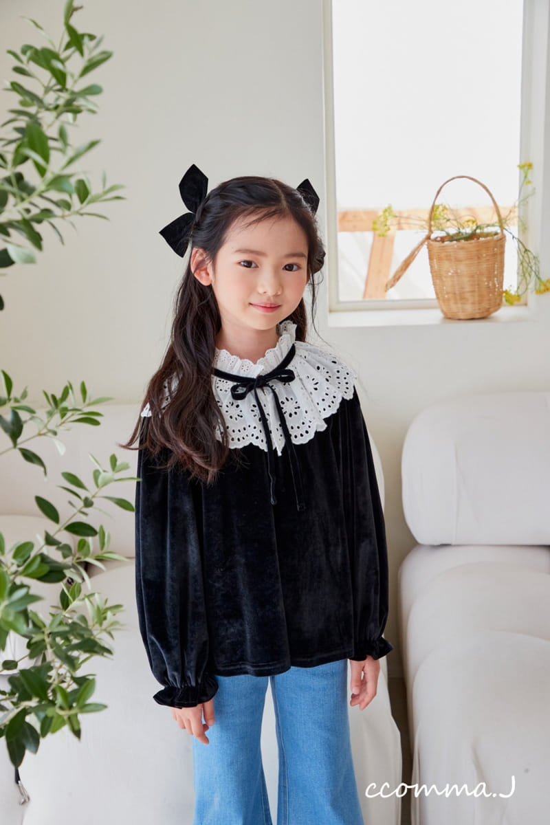 Oda - Korean Children Fashion - #littlefashionista - Black Berry Blouse - 3