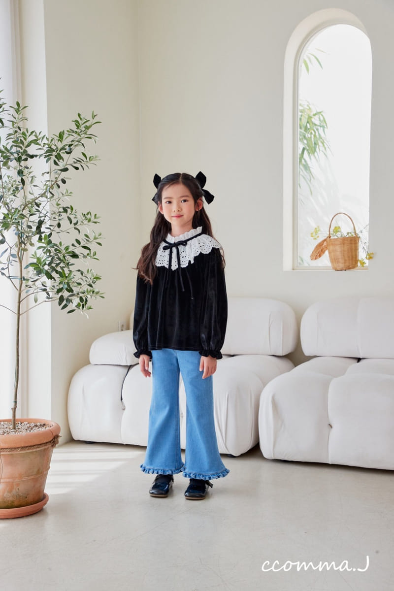 Oda - Korean Children Fashion - #minifashionista - Black Berry Blouse - 5