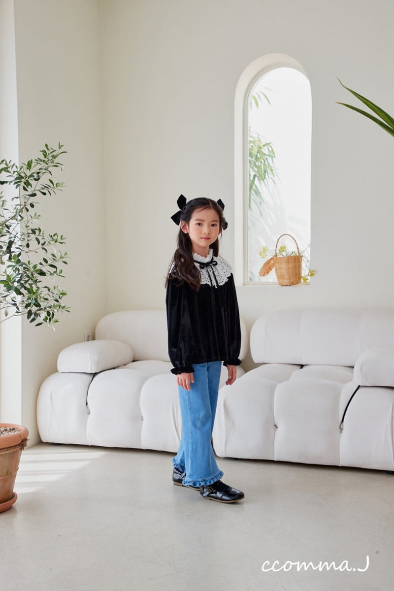 Oda - Korean Children Fashion - #toddlerclothing - Black Berry Blouse - 8