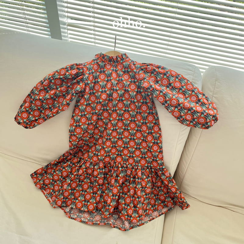 Ohho - Korean Children Fashion - #Kfashion4kids - Fran One-piece - 7