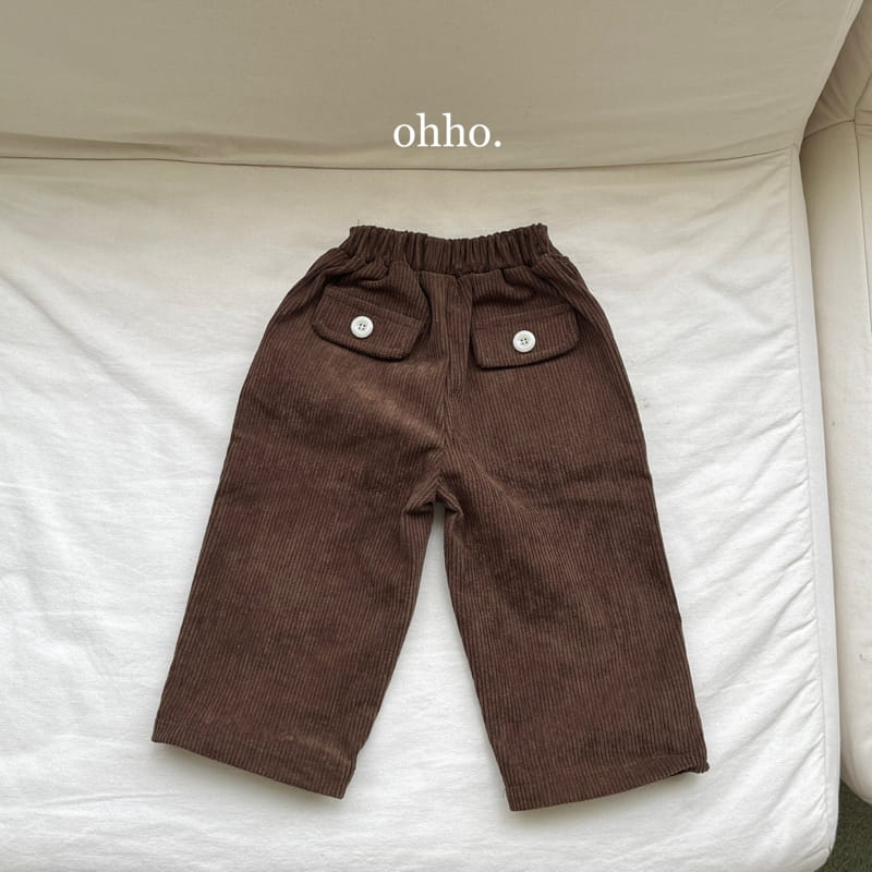 Ohho - Korean Children Fashion - #Kfashion4kids - Plain Pants - 2