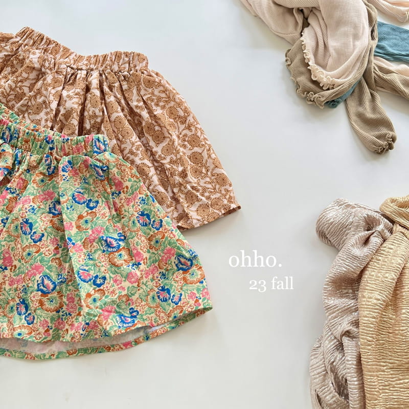 Ohho - Korean Children Fashion - #Kfashion4kids - Louis Skirt Pants - 9