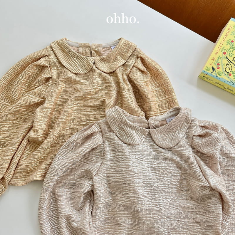 Ohho - Korean Children Fashion - #childofig - Shining Blouse