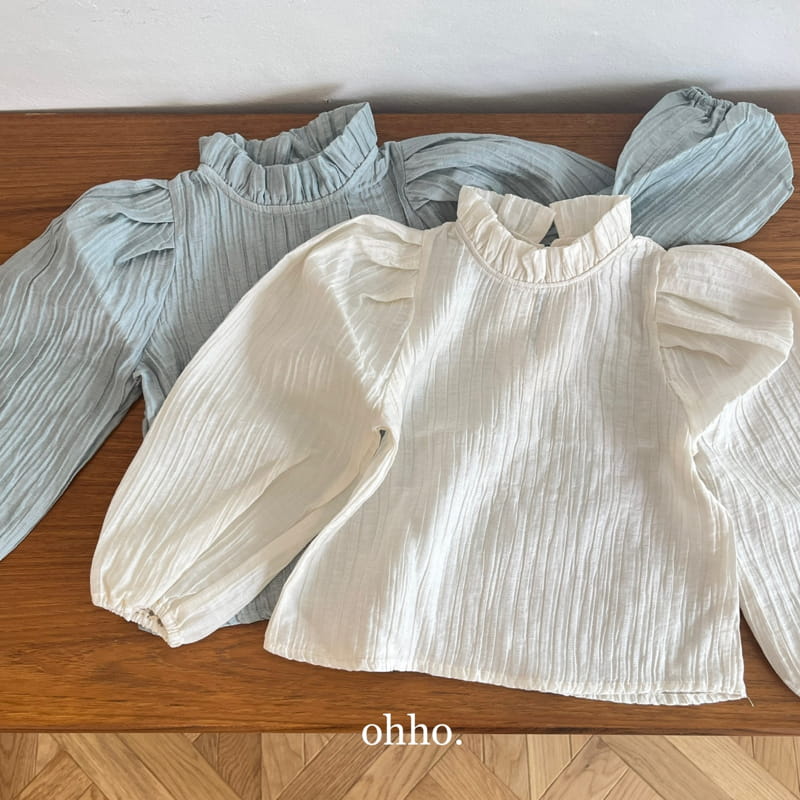 Ohho - Korean Children Fashion - #childrensboutique - Oganja Frill Blouse - 8