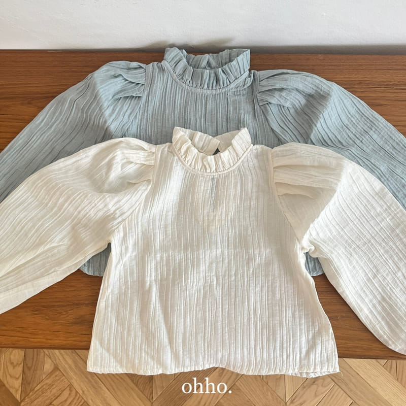 Ohho - Korean Children Fashion - #designkidswear - Oganja Frill Blouse - 9