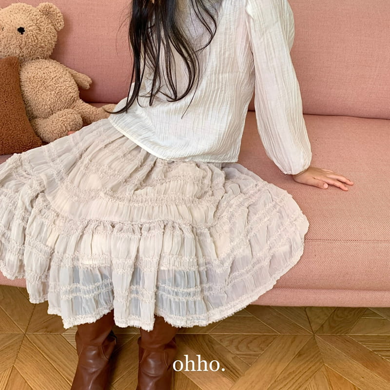 Ohho - Korean Children Fashion - #designkidswear - French Skirt - 8