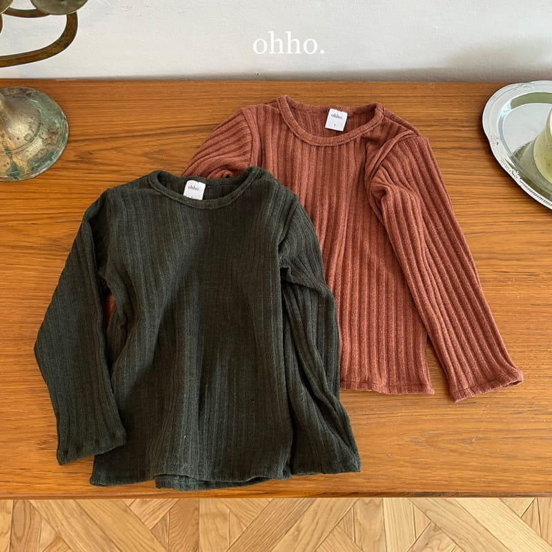 Ohho - Korean Children Fashion - #discoveringself - Paul Knit Tee