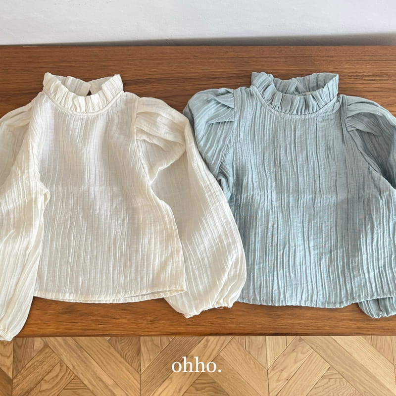 Ohho - Korean Children Fashion - #fashionkids - Oganja Frill Blouse - 11