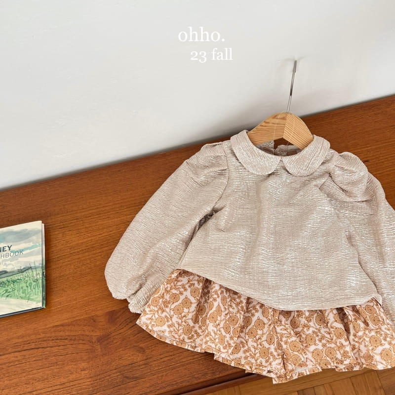 Ohho - Korean Children Fashion - #kidsstore - Shining Blouse - 8