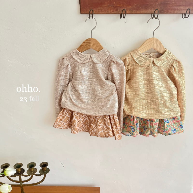 Ohho - Korean Children Fashion - #kidzfashiontrend - Shining Blouse - 9